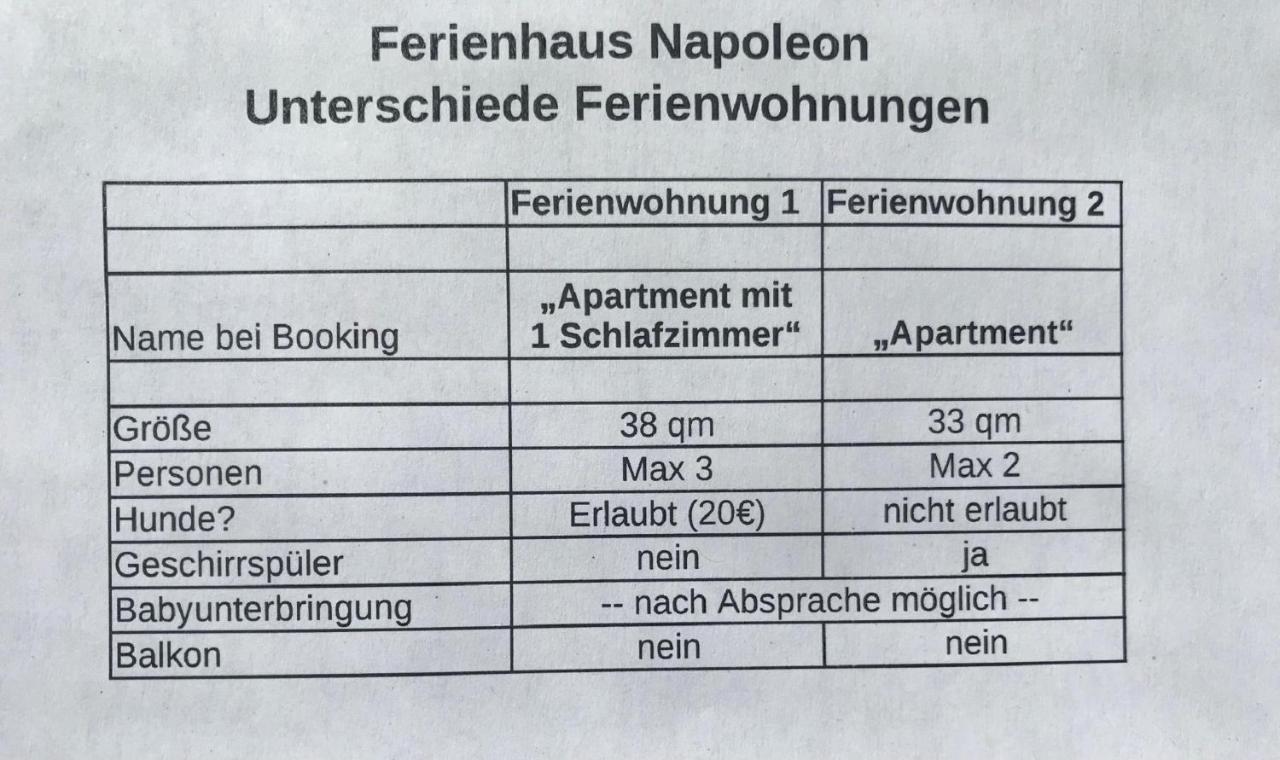 Ferienhaus Napoleon 발드문첸 외부 사진